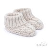 B460-OA: Oatmeal Cotton Knitted Bootees